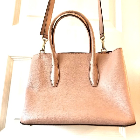 KATE SPADE Eva Small Satchel Open Top Zip Crossbody Bag Blush Pink MSRP $329 - Picture 5 of 11